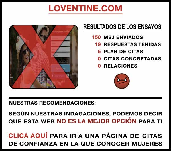El sitio web Loventine